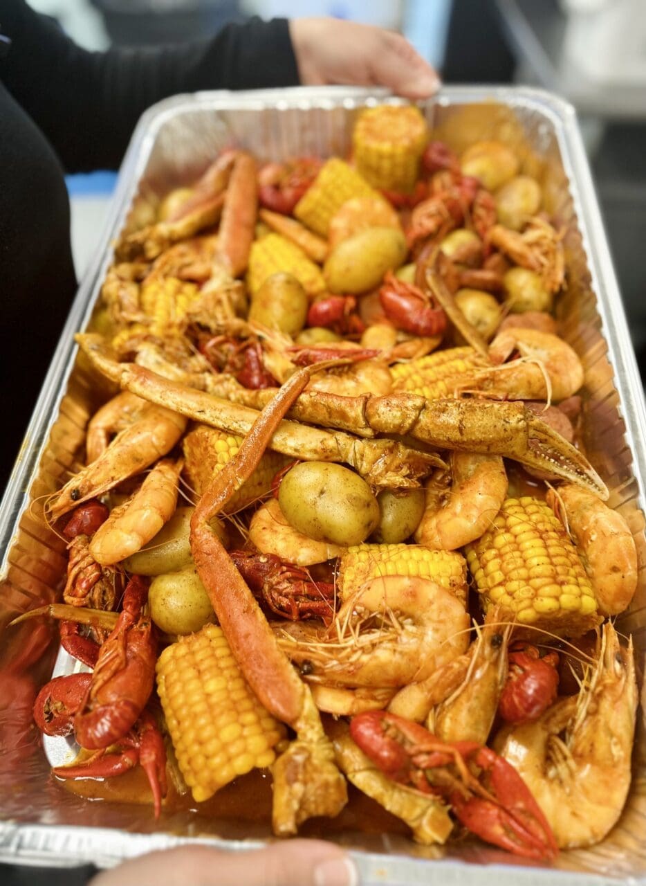 a seafood boil 