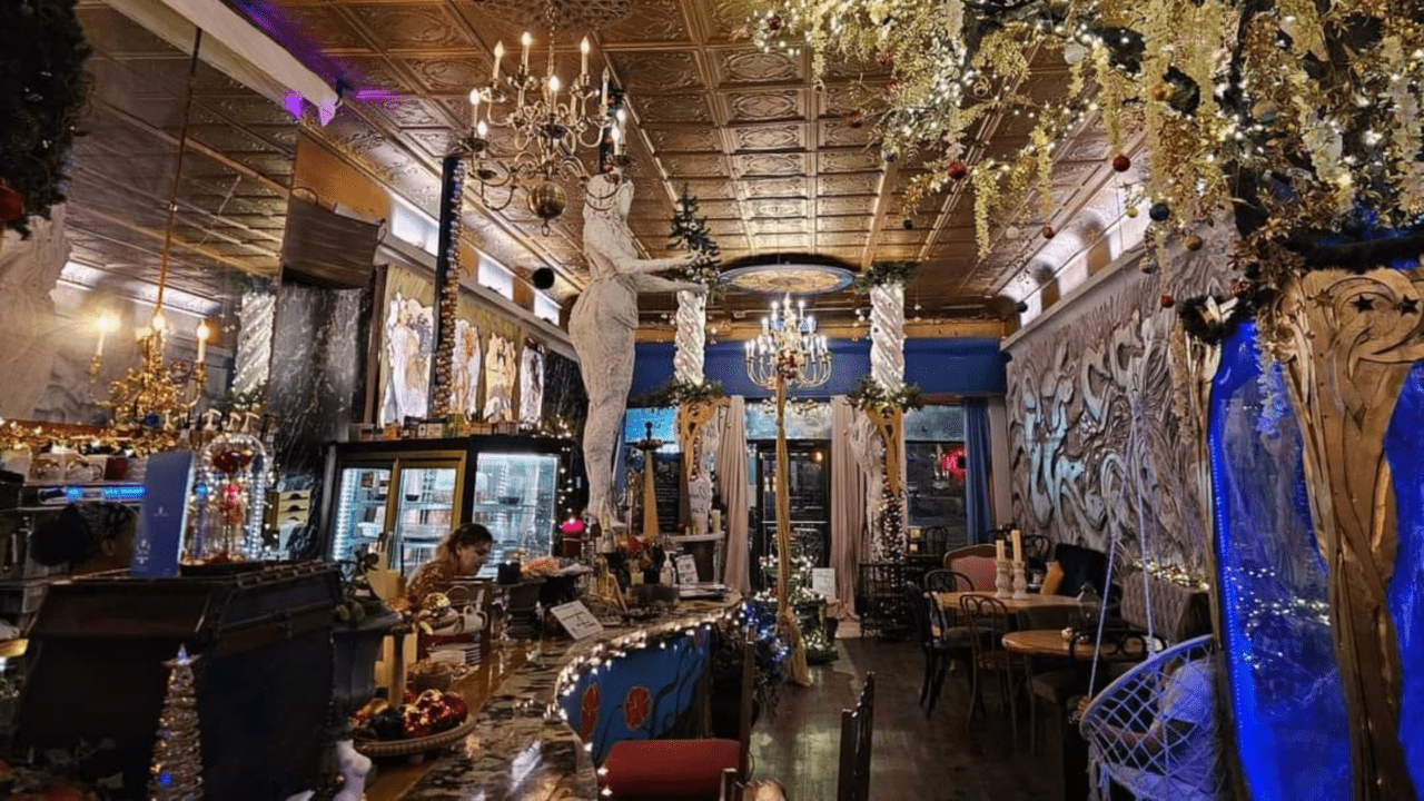 A collage of Omaha's most unusual dining spots - Laka Lono, Fizzy’s, and Edge of the Universe.